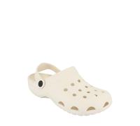 Amber Ladies Wide Fit Eva Lightweight Clog Shoe with Secure Heel Strap for Stability Ventilated Ports for Breathability Water-Friendly Design for Summer Comfort Stone 6