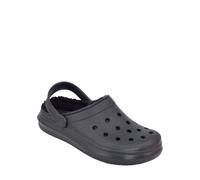 Wide Fit Fleece Lined Clog Lightweight Waterproof Thermal Clogs Chums Black 8
