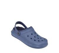 Wide Fit Fleece Lined Clog Lightweight Waterproof Thermal Clogs Chums Navy 8