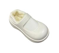 Wide Fit Flip Flops And Comfortable Keeping Your Feet Warm In Winter lip-On Slippers (White, 3.5)