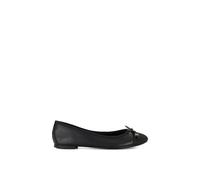 Wide Fit 'Hallo' Ballet Pumps Dune London Black 3