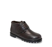 Wide Fit Leather Thermal Lined Twin Zip Winter Boots Chums Brown 11