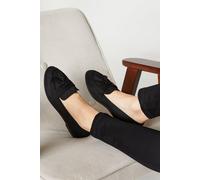 Wide Fit Lennie Tassel Loafers Dorothy Perkins Natural Black 6