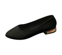Wide Fit Loafers Women Black Shoes Women's Casual Shoes 's Foldable Cut Roll Up Style Casual Foldable Wedge -- Portable ' Mens (Black,4)