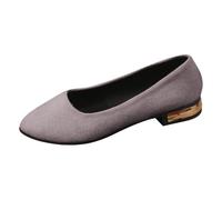 Wide Fit Loafers Women Black Shoes Women's Casual Shoes 's Foldable Cut Roll Up Style Casual Foldable Wedge -- Portable ' Mens (Grey,6)