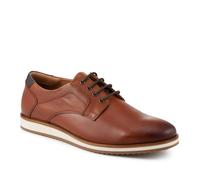 Wide Fit Premium Leather Lace Up Shoes - Tan Size 9