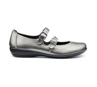 Wide Fit 'Promise' Twin-Strap Mary Janes Hotter Metallics 7