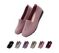 Wide Fit Shoes Womens Low Hell Black Navy Blue Red Orthopedic Shoes Slip On Trainers Ladies Summer Comfortable Lightweight Sneaker Arch Support Trainers Fashion Achilles Soft Sole Walking Canvas Flats