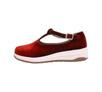 Wide Fit Shoes Womens Spring Autumn Casual Canvas Shoes for Men - Thickening Bottom Cushioning Heightening Canvas Solid Color Lace Up Casual Sports Flat Non Slip Canvas Shoe Low Top Shallow Shoe Red