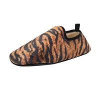 Wide Fit Slippers Women, Indoor House Slippers Extra Wide for Swollen Feet Ladies Warm Comfortable Slip On Home Home Shoes Indoor Outdoor Slipper Women Size 7 (Brown,8)
