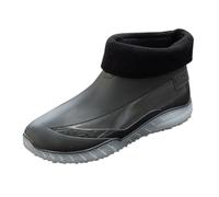 Wide Fit Wellies Waterproof Boots Gardening Shoes Women Lug Sole Hiking Boots Men's Spring Summer Autumn and Winter Short Sleeved Cotton Detachable and Washable Outdoor Fashion Student Work Fishing No