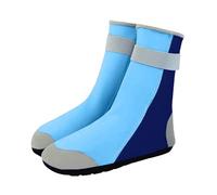 Wide Fit Wellies Women Waterproof Boots Ladies Garden Shoes Women's Breathable Mesh Casual Sneaker Sports Shoes Beach and Socks for Swimming Diving River Tracing Non Slip Soft Wading Cottage Sky Blue