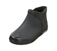 Wide Fit Wellies Womens Waterproof Boots Garden Shoes Women Men Water Shoes Size 8 Women's Fashion Rain Boots Cut Short Tube Plastic Water with Non Slip Soles Warm Proof Rubber Pattern Heels Black