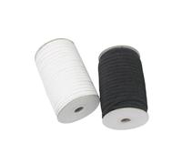 Wide Flat Elastic Band 180m/90m 3/5/6mm DIY Rope Flat Rubber Elastic Bands For Face Mask Width Cord For Crafts Ribbon Sewing for Sewing Clothing(White,5mmX180m)