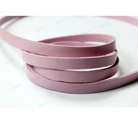 Wide Flat Leather Cord 8mm Flat Cow Hide Leather Strip, 8x2mm Genuine Cord Color Coated in 2mm Thickness 1 Yard for DIY Bracelet Necklace. (Color : Pink)