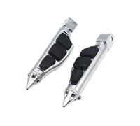 Wide Footpegs For Shadow 600 VT600C VT600CD VLX For Deluxe 1996-2007 VT750 ACE 750 Spirit/Aero/Phantom/RS 2000-15 Front Foot Pegs Footrest CNC Foot Pegs