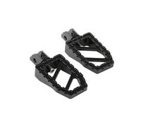 Wide Footpegs For Softail FLDE For Deluxe FLHC Heritage Classic FLSB Sport Glide FXBR Breakout 18-2023 Front Foot Pegs Footrest Pedal CNC Foot Pegs(Black)