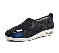 Wide for Shoes Diabetic Shoe Adjustable Lightweight Wide Sneakers with Arch Support Cushioning Therapeutic Mens Diabetic Walking Shoes,38