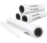 Wide Format Paper 24 In x 150 Ft, 4 Rolls Plotter Paper on 2" Core, CAD Bond Rolls for CAD Printing on Wide Format Ink Jet Printers