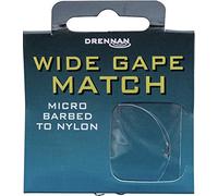 Wide gape Drennan Match Micro Barbed to Nylon (18 to 2lb 8oz)