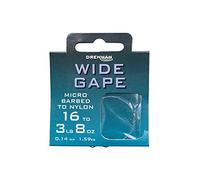 Wide Gape Drennan Mirco Barbed to Nylon (14 to 4lb)
