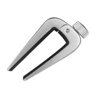 Wide Guitar Capo Black, String Instrument Capo for 6 and 12 String Acoustic Classical Electric Guitar, Bass, Mandolin, Banjo, Ukulele Practice, Setup, Transposition and Key Change Use (silver)
