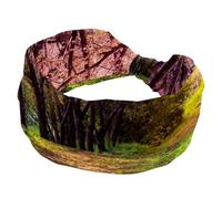 Wide Hairband, Women's Headband, Pink Grove Elastic Non-Slip Headband, Twist Knotted Sport Workout Head Wrap, Hair Accessories