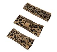 Wide Hairbands Bowknot Photo Props Makeup Knit Headbands Party Headpiece Leopards Print Headbands For Music Festivals