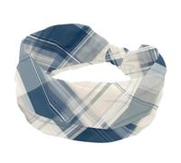 Wide Headbands for Women, Classical Grid Pattern Non Slip Workout Headband, Elastic Hair Bands, Sweat Yoga Hairband, Knotted Head Wraps for Girl Ladies