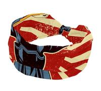 Wide Headbands for Women Japanese Kendo Sword Martial Arts Fighters Elastic Turban Headband Non Slip Hair Band, Sweat Workout Head Bands Fashion Head Wraps Hair Accessories