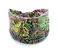 Wide Headbands for Women Men, Fashion Head Bands for Women's Hair, Soft Fabric Stretchy Hair Bands for Makeup, Yoga, Running, Wide Boho Head Wraps Knotted Cute Hair Bands Accessories Yellow & Green