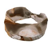 Wide Headbands for Women, No Slip Turban Headband, Comfortable Knotted Hair Bands, Conch Starfish Beach Sandy Stretch Head Wrap, Fashion Hair Accessories