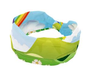Wide Headbands for Women Non Slip, Forest Rainbow Scene Workout Headband, Elastic Hair Bands, Sweat Yoga Hairband, Knotted Head Wraps for Girl Ladies