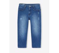 WIDE Hip, Straight Leg MorphologiK Jeans for Girls deep blue