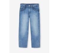 WIDE Hip, Straight Leg MorphologiK Jeans for Girls stone