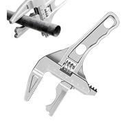 Wide Jaw Adjustable Wrench - 0.2-2.7 Inch Crescent Tool, Precision Opening Design, Durable Steel Construction, Smooth Adjustment Mechanism, Strong Grip Handle Structure | Versatile Repair Solution For