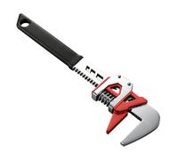 Wide Jaw Adjustable Wrench - Heavy Duty Carbon Steel Adjustable Wrench 11.6" Portable with Long Handle | Plumber Tools for Pipes, Valves, Nuts, Screws, Service