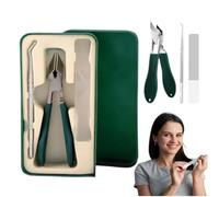 Wide Jaw Opening Anti-Splash Slanted Nail Clipper, Upgrade Slanted Nail Clippers Curved Toenail Clippers for Thick Toenails, No Splash Fingernail Curved Toenail Clippers for Thick Nails