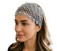 Wide Lace Headbands for Women Rhinestone Eyelet Elastic Vintage | Wide Floral Lace Pearl Head Wrap for Party Leisure Holiday Wedding