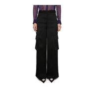 Wide Leg Cargo Trousers - female - Versace - Wide Trousers - Black - L - Trousers L