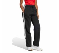 Wide Leg Fleece Trousers, Essentials 3 Stripes Black