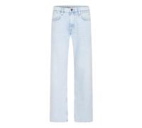 Wide Leg Jeans Flake Men- male- Blend- Straight Fit Jeans- Blue- W34- Jeans W34
