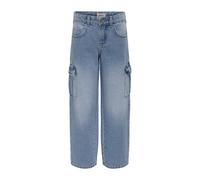 Wide Leg Jeans in Mid Rise denim blue