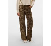 Wide Leg Jeans leopard print