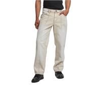 Wide leg jeans Urban Classics With Dividing Seams Blanc 31