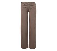 Wide Leg Jeans with Casual Fit Women QS Catie Marron 42x30