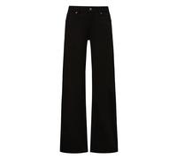 Wide Leg Jeans with Casual Fit Women QS Catie Noir 38x32