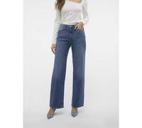 Wide Leg Jeans with High Waist medium blue
