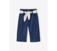 Wide Leg Jeans with Tie Belt, for Babies brut denim
