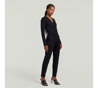 Wide Leg Jumpsuit - Black - Women S
